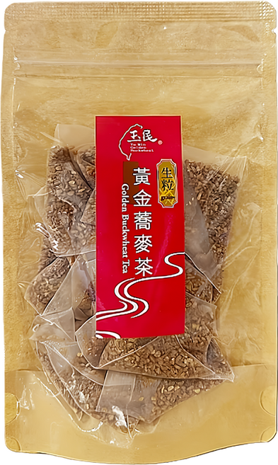 玉民 黃金蕎麥茶 生粒立體茶包, 5g, 1個, 12個裝