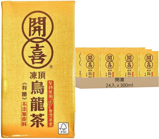 開喜 烏龍茶, 300ml, 24入