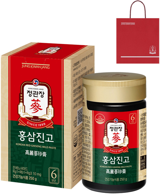 정관장 정품 홍삼진고+쇼핑백, 250g, 1개