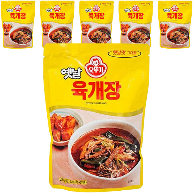 오뚜기옛날 육개장, 500g, 6개