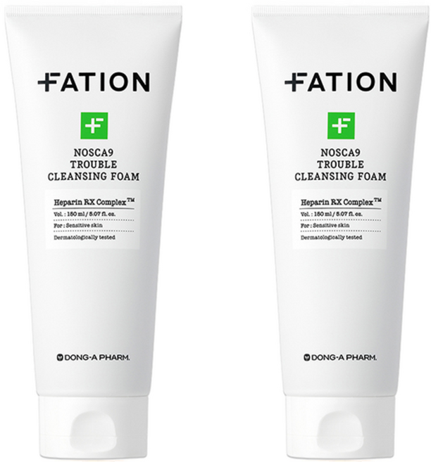 파티온 노스카나인 트러블 클렌징 폼, 150ml, 2개