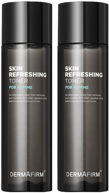 더마펌 스킨 리프레싱 토너 포 옴므, 2개, 150ml