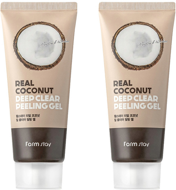 팜스테이 리얼 코코넛 딥 클리어 필링 젤, 100ml, 2개