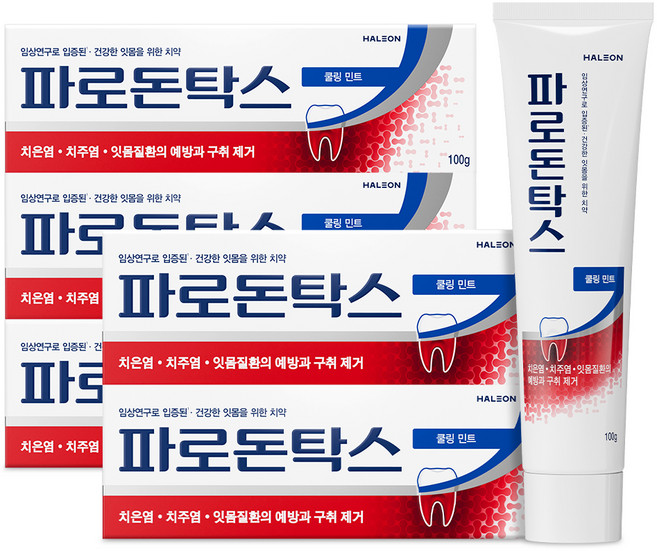 파로돈탁스 파라돈탁스 쿨링 민트, 100g, 5개