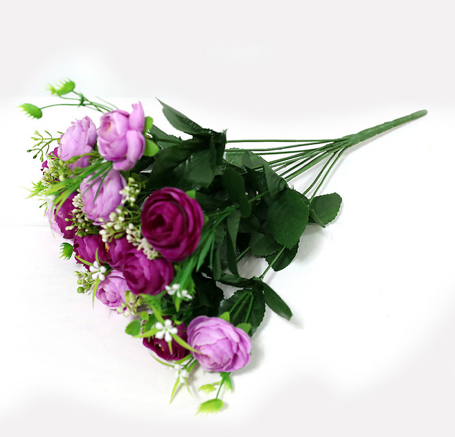 조아트 조화 성묘꽃 12대 나난장미, 버건디, 3개