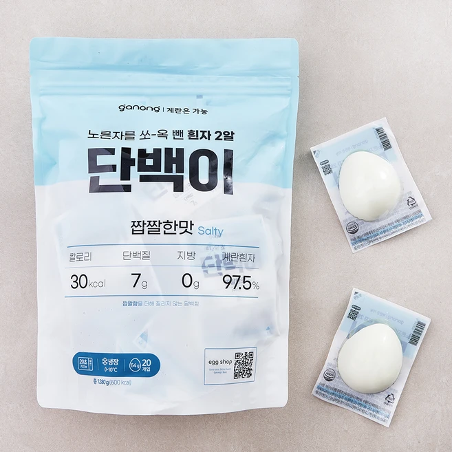 가농 단백이 짭짤한맛 20개입, 1.28kg, 1개 - 쿠팡