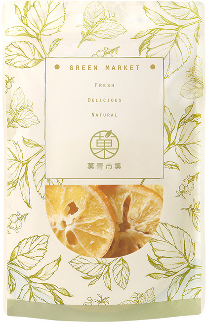 Green Market 菓青市集 即食香橙片, 1包, 230g