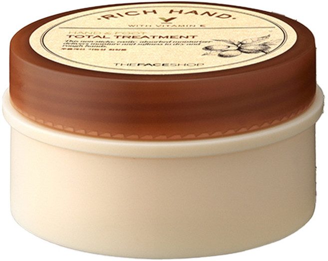 더 페이스샵 리치핸드V 핸드앤풋 토탈 트리트먼트, 120ml, 1개