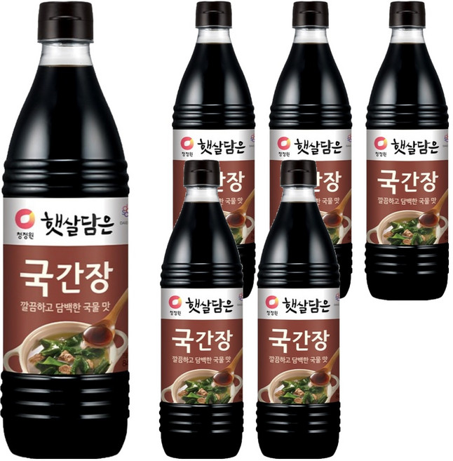 햇살담은 국간장, 840ml, 6개