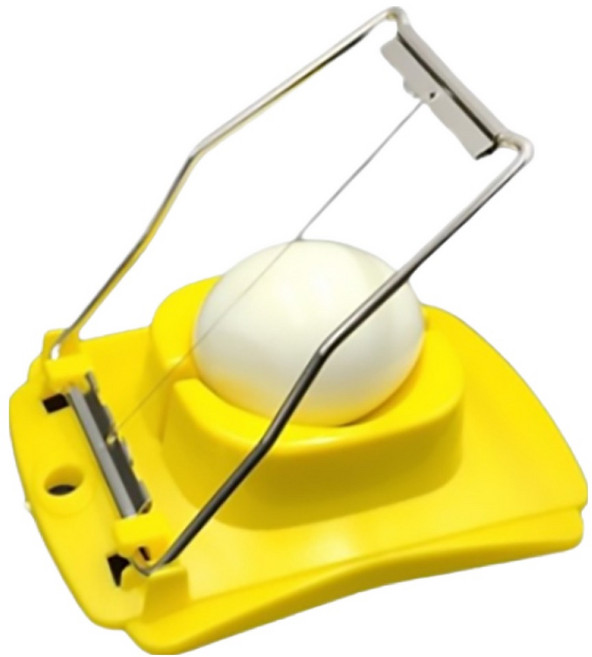 리빙글로리 냉면 계란 절단기, 노랑, 1개