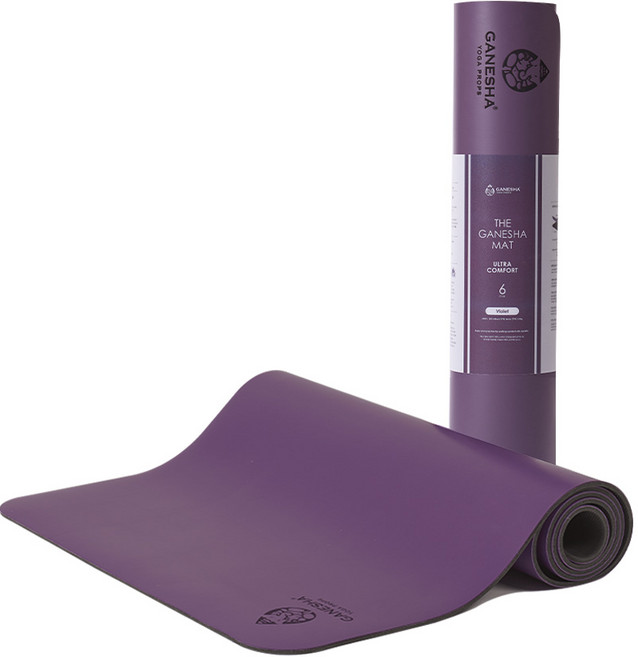 가네샤요가프랍스 가네샤 요가매트 울트라컴포트 6mm, Violet, 1개