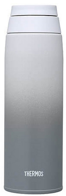 THERMOS 膳魔師 GO GO 不鏽鋼真空保溫杯 JOO-750-GGY, 漸層灰, 1個, 750ml