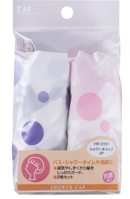 KAI 貝印 浴帽 2入, 1組, 白色