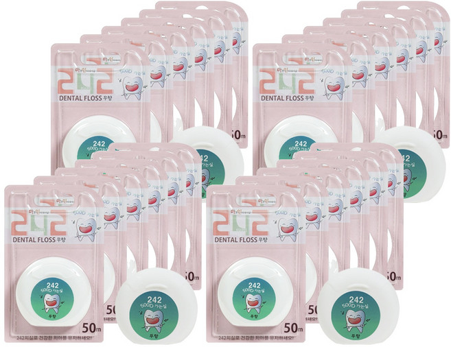 242 일반 치실 무향, 6개입, 4개