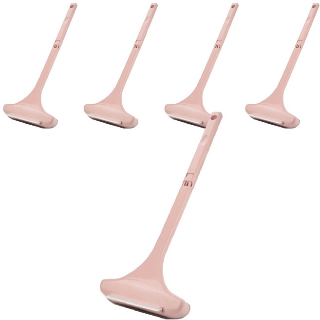 놀자리빙 스퀴지 겸용 방충망 청소솔, 연핑크, 5개