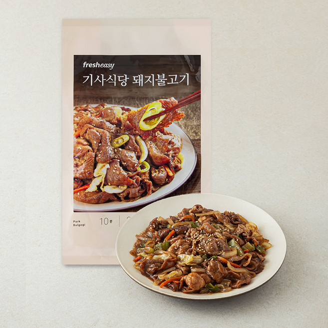 프레시지 기사식당 돼지불고기 2인분, 501g, 1개