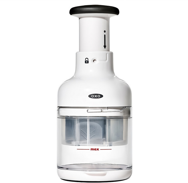 OXO 好好壓切碎器 10.5 x 10 x 22.5cm 390g, 白色, 1個