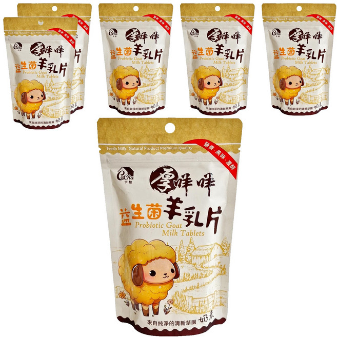 CACHA 卡恰 益生菌羊乳片, 80g, 6包