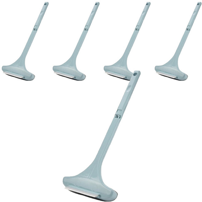 놀자리빙 스퀴지 겸용 방충망 청소솔, 연블루, 5개