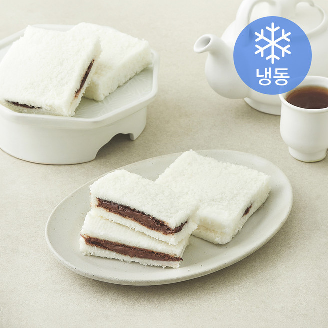 착한떡 백미샌드 초코잼 (냉동), 100g, 4개입, 1개