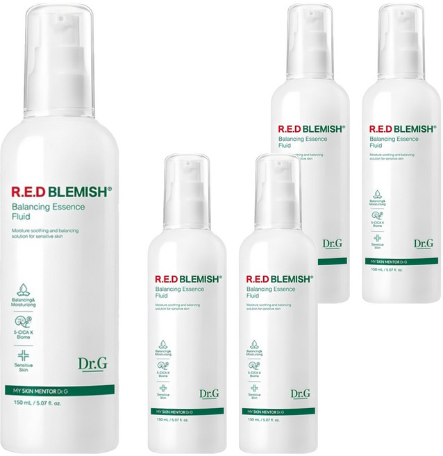 닥터지 레드 블레미쉬 밸런싱 에센스 플루이드, 150ml, 5개