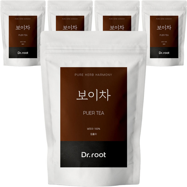 닥터루트 보이차 삼각티백, 1.2g, 25개입, 5개