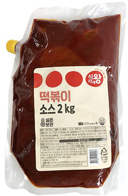 식자재왕 떡볶이소스, 1개, 2kg