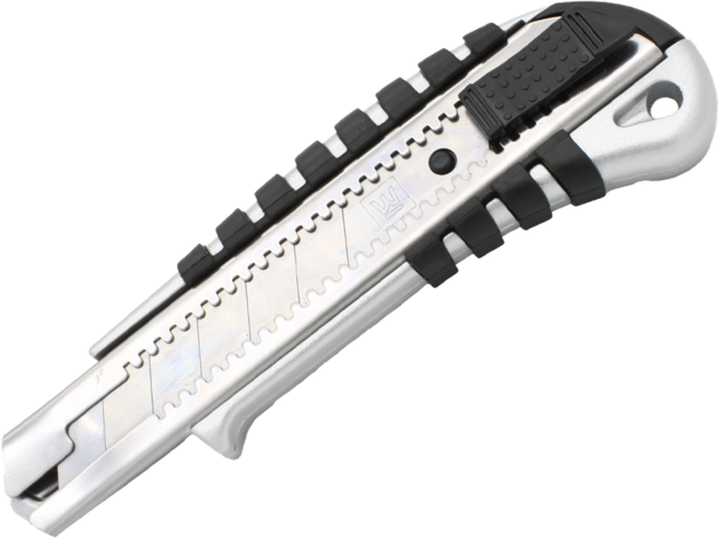 화신 212 커터칼 특대 25mm, 실버, 1개