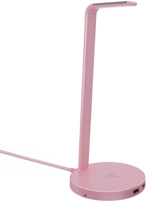 RAZER 雷蛇 幻彩基座 電競耳機架 USB3.1, Razer Base Station V2, 粉色, 1個