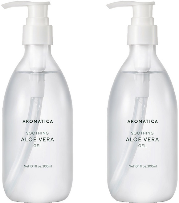 아로마티카 수딩 알로에 베라 젤, 300ml, 2개