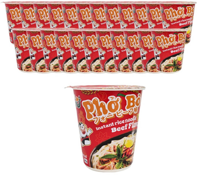 킹포 베트남 쌀국수 소고기플레이버, 50g, 24개