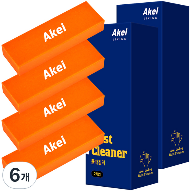 아케이 리빙 물때킬러 본품, 6개