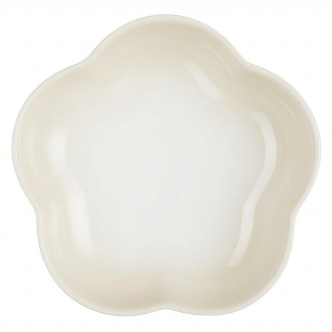 LE CREUSET 花型盤, 蛋白霜, 1個