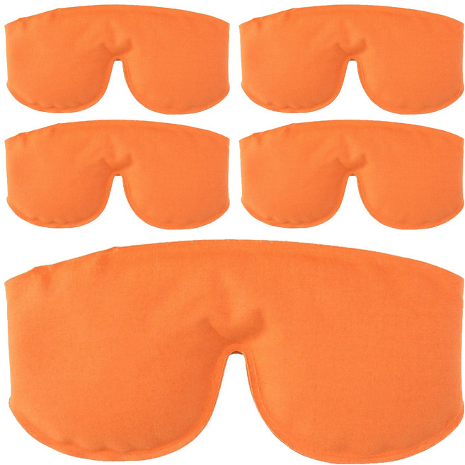 한마음케어 면 황토 냉온 찜질 수면안대, 1개입, 5개