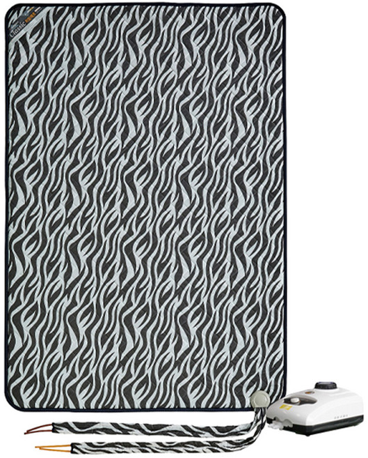 한일의료기 온수매트 지브라 분리난방 블랙, 더블(140 x 195 cm)