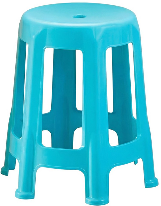 KEYWAY 聯府 六腳備用椅, 藍色, 1個