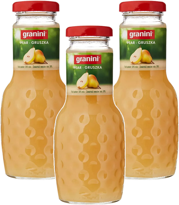 granini 酒窩西洋梨汁, 250ml, 3瓶