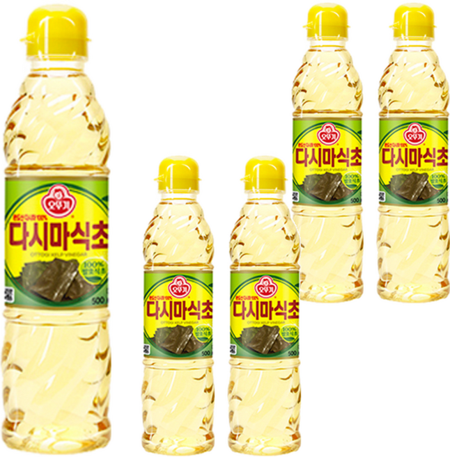 오뚜기 다시마식초, 500ml, 5개
