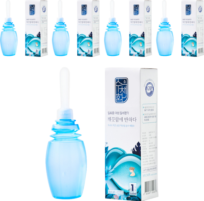 수채화 일회용 여성 질세정기 여성청결제, 110ml, 5개