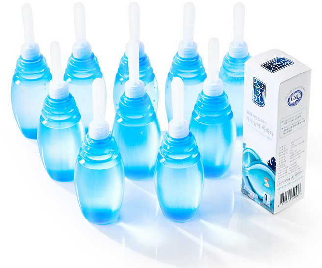 수채화 일회용 여성 질세정기, 110ml, 10개