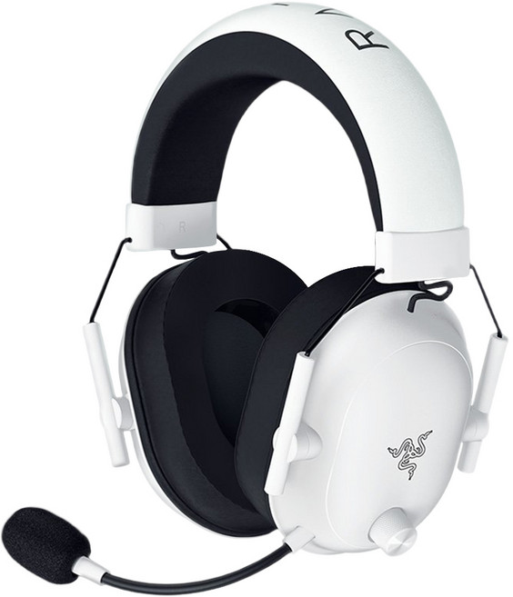 RAZER 雷蛇 黑鯊 V2 HyperSpeed Wireless Ultra 無線耳機, 單一商品, 白色