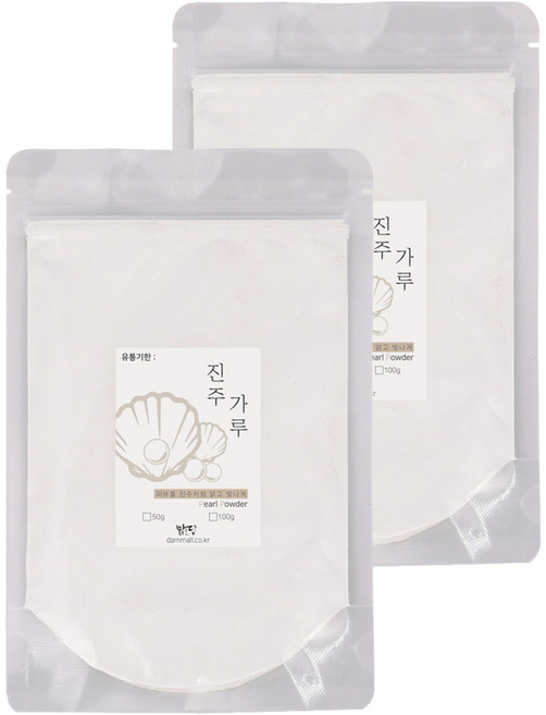 맑을담 진주분말 팩 100g, 1개입, 2개
