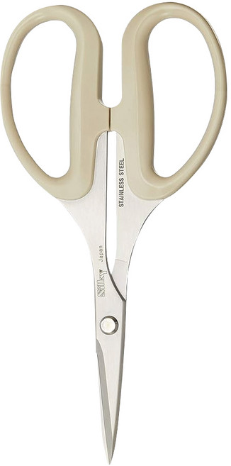 Silky 喜樂 萬能工藝剪刀 165mm, 白色 + 銀色, 1個