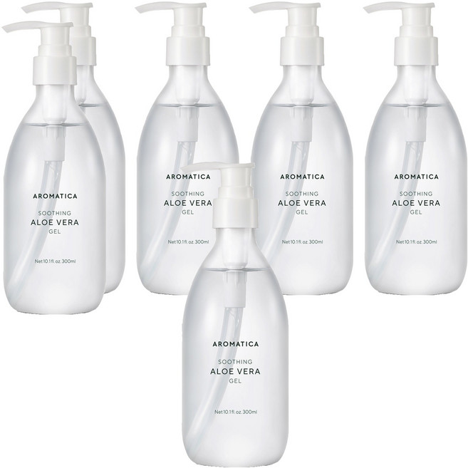 아로마티카 수딩 알로에 베라 젤, 300ml, 6개