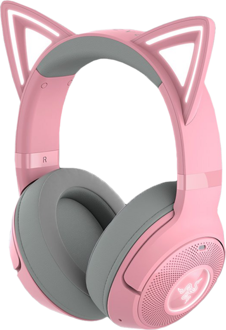 RAZER 雷蛇 Kraken Kitty V2 BT 耳機, 粉色, RZ04-04860100-R3M1