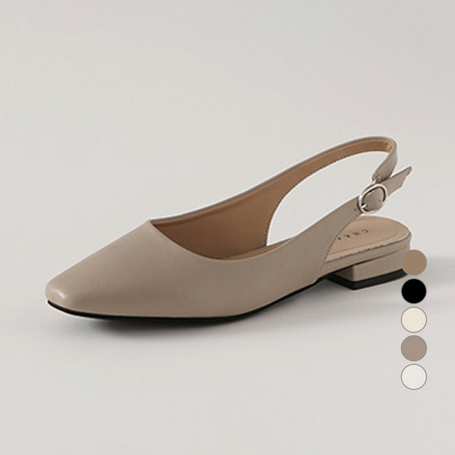착한구두 여성용 리버티 베이직 플랫 슬링백 2cm SBLTS1d088