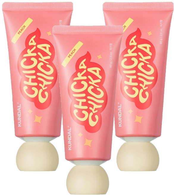 쿤달 치카 스마일 키즈치약 피치향, 60g, 3개