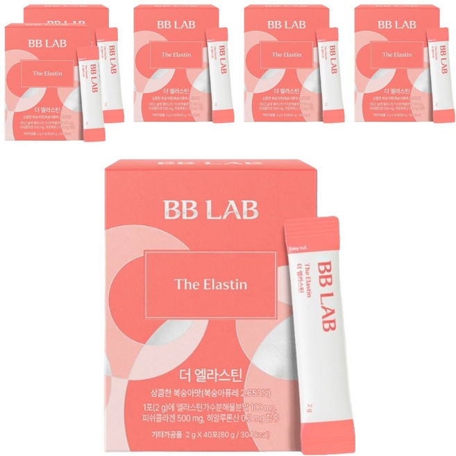 BB LAB 科研 玻尿酸膠原蛋白粉隨身包 40包入, 40條, 6盒