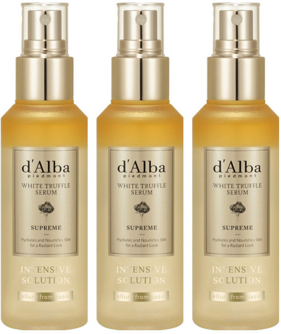 [비건뷰티] 달바 화이트 트러플 수프림 인텐시브 세럼, 100ml, 3개