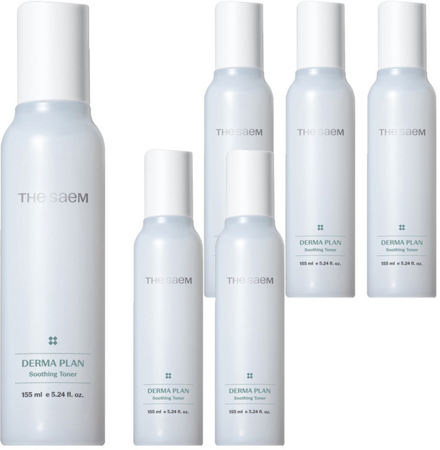 더샘 더마 플랜 수딩 토너, 155ml, 6개